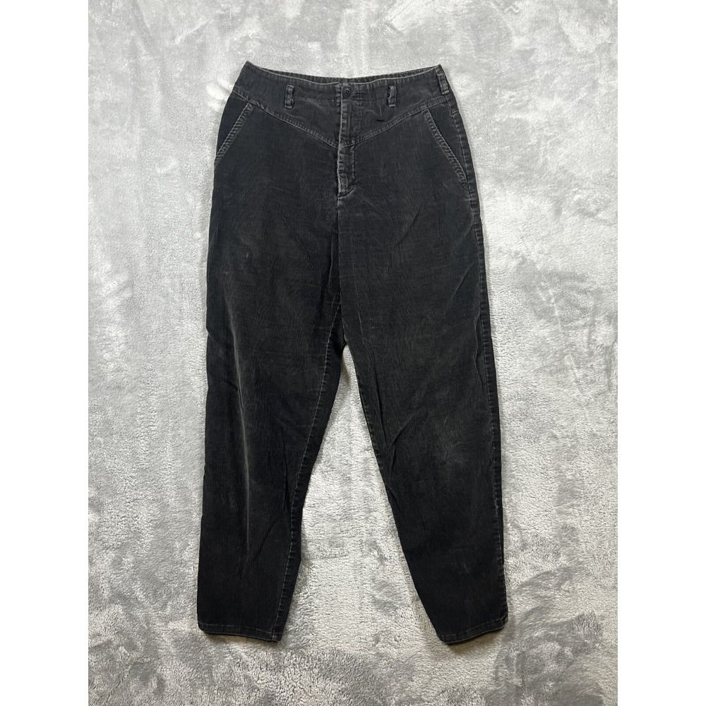 Vintage Cherokee Corduroy Pants Size 10? Gray Faded 70s 90s Tapered Leg